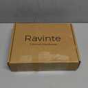 Ravinte 50 Pack 25 Pairs 1/2 inch Overlay Soft Close Hinges for Kitchen Cabinet Hinges Satin Nickel Hidden Hinges Stainless Steel Concealed Hinge self Closing
