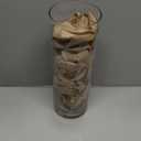 CYS Excel Clear Glass Cylinder Vase (H:12" D:4") | Multiple Size Choices Glass Flower Vase Centerpieces | Hurricane Floating Candle Holder