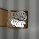 20 pcs 9/16 ID x 1-1/2 OD Stainless Flat Washers USS, 1.5" Outer Diameter, 304 Stainless Steel 18/8 Metal Washers, Fits 9/16" Screws and Bolts, Bright Finish