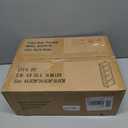 Hosfais 5 Tier Tall Bookshelf: Industrial Wood Book Shelf with Edge Protection Metal Narrow Bookshelf Bookcase Storage Organizer Display Rack for Living Room Home Office (Rustic Brown)