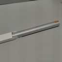 rabbitgoo Window Privacy Film Rainbow Film Decorative Window Sticker, 3D Static Stained Glass Cling Tint for Home Heat Control Non-Adhesive, Grayish Silver, 17.5 x 78.7 inches