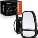 A-Premium Passenger Side Power Door Mirror - Compatible with Ram ProMaster 1500/2500/3500 2014-2023 - Heated Power Folding Black Outside Rear View Mirror w/Turn Signal - Replace# 5VF00JXWAE, Right Passenger Side