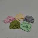 5 pcs Preemie Hats Cotton Preemie Caps Bows Turban Premature Baby Boys Girls Hospital NICU Hat