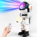 Rossetta Astronaut Galaxy Projector, Star Projector for Bedroom, LED Night Light for Kids Room with Timer and Remote, Room Decor Aesthetic, Home Decor, Gifts for Adults, Teens, Christmas, Birthday (White)
