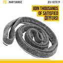 PartsBroz D510207P Dryer Drum Felt Seal - Compatible With Speed Queen Dryer - Replaces AP6284688 510207P 500006 501801 510207 PS17001050 Ultra Durable Replacement