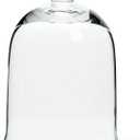 Abbott Collection 27-Carolyn-SM Small Bell Shaped Glass Cloche, Clear (6" H)