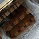 10 Frame Deep Brood Box Langstroth Bee Hive Box | 10 Pack, Unassembled 100% Dipped in Beeswax, Thickness 20 Mm, Include Beehive Frames and Wax Foundations