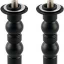 iFealClear Toilet Seats Bolt Screw Compatible with TOTO Toilet, Extra Long Expanding Rubber Nuts Screws for Top Mount Toilet Seat Hinges, Easy to Install, Toilet Seat Replacement Parts Kit, 2 Pack