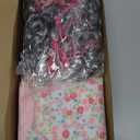 WooWee Kids Girl 100 Days of School Costume, Old Lady Costume for Kids, Halloween Cosplay Dress Up (5-7 Y, Pink)