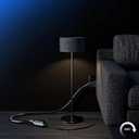 Maximm Cable 15 Feet 360 Rotating Flat Plug Extension Cord/Wire, 3 Prong Grounded Wire 16 Awg Power Cord - Black UL Certified