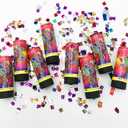 Confetti Poppers Cannons for Wedding Birthday Graduation Baby Shower Kids Fun Party Supplies Decorations and Favors (Colorful)