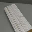 LazBlinds No Drill Cordless Roman Shades for Windows, 47" W x 64" H, White