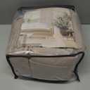 Dark Flax Linen Pinch Pleated 100% Blackout Curtains 90 Inch Length 2 Panels Set Burlywood Birch Tan Brown Pinch Pleat Curtains Black Out Blocking Room Darkening Drapes for Bedroom Living Room Window