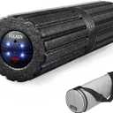 Vulken Extra Long 17 Vibrating Foam Roller 4 Speeds 3800RPM High Intensity Quick Charge Electric Foam Roller Tissue Massager for Muscle Recovery