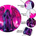 3 x Blacklight Tapestry,WingTapestry Glow In The Dark,UV Reactive Black Light Upright Posters Wall Hanging for Bedroom Dorm Living Room Backdrop Decor (wing5, 59L" x 51W")