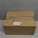 Shellwei 5 Pcs Watercolor Christmas Glass Storage Jar with Airtight Bamboo Lid Santa Claus Canister Sets Christmas Snowman Elk Clear Cookie Candy Storage 19oz for Kitchen Containers Countertop Decor