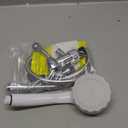 Microbubble Handheld Shower Head 2.0 with Hose, Holder, Pressure Regulating Valve (White)