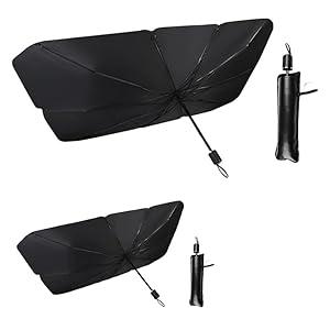 Car Interior Windshield Sunshade Large 55"x31", Car SUV Truck Sunshade Umbrella, Patented Design