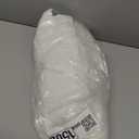 HOMEIDEAS White Sheer Curtains 52 X 84 Inches Long 2 Panels Embroidered Leaf Pattern Pocket Faux Linen Floral Semi Sheer Voile Window Curtains/Drapes for Bedroom Living Room