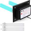 Qualirey 26W HVAC UV Light Sanitizer Air Purifier for Whole House, 110V Dual UV UVC Light in Duct for HVAC Duct Filter, UV Duct Air Purifier for AC Air Conditioning