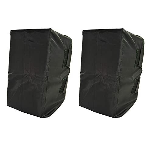 Gicov Outdoor Speaker Cover Weatherproof Outdoor Wall Mounted Speaker Cover Waterproof Speaker Protection Cover for Winter with Windproof Elastic Hem 2 Pack