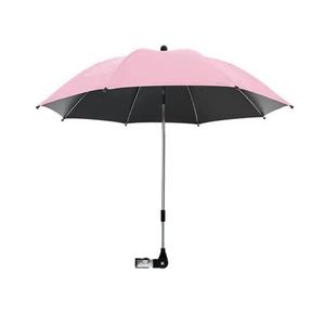 Stroller Umbrella, Pram Umbrella with Adjustable Universal Clamp,The Open Diameter of The is 85cm/33.5in, with Sun Protection Fabrics with Coating