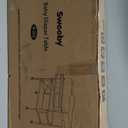 Sweeby Portable Baby Changing Table, Foldable Diaper Changing Station with Waterproof Pad, Mobile Nursery Organizer for Infant & Newborn Essentials, Black