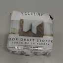 Vellure Door Draft stoppers for Bottom of Door - New Premium Door Sweep/Door Seal Strip (Save Energy  installs Quickly and Easily) Door Weather Stripping, Ideal for Keeping Out Cold (5x39 White)