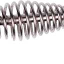 5" Stainless Spring Handles with 1/2" Steel Rod Compatible with Most BBQ Grills Wood Stoves Trailers Cabinets Furnaces and Custom Metal Projects