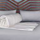 Urban Villa Cotton Thermal Blanket Made from 100% Soft Premium Cotton, Plain Weave, White, Twin 66"x 90", Perfect for Layering in Bed, LINT Free