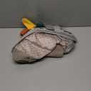 Upgraded Blublu Park Wider U-Shape Inflatable Sit Me Up Floor Seat for Baby 3-36 Months, Travel Portable Baby Chair with Activity Sensory Tray for Sitting Up, Indoor and Outdoor, Piano (Grey)