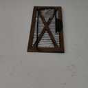 Autumn Alley Rustic Farmhouse Paper Towel Holder Wall Mount - Country Home Decor Rustic Farmhouse for Kitchen - Wood and Galvanized Kitchen Decor - Farmhouse Kitchen Wall Decor (Brown)