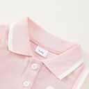 Renotemy Infant Baby Girl Dress Toddler Girl Summer Clothes Outfits Gifts Sport Casual Sundress Polo Dresses for Girls (Pink)