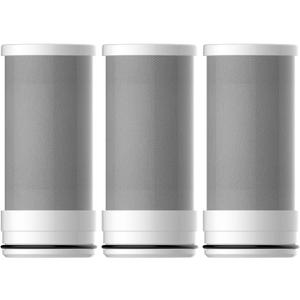 Amazon Basics Faucet Replacement Filter, Carbon Block Filter Fits Mist- Water Filter for Sink,Reduces Heavy Metal, and Bad Taste, Pack of 3