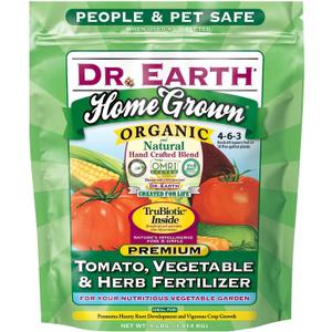 Dr. Earth Home Grown Tomato, Vegetable & Herb Fertilizer, 4lb