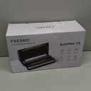 Fully Automatic Vacuum Sealer, 95Kpa Powerful Food Vacuum Sealer Machine, Auto Dry-Wet Detection | Bag Cutter | 2 Rolls Bags | Effortless Operation, Silver - Black