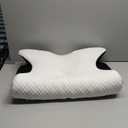 Neckhaven Pillow, Cervical Neck Pillow, Dreamers Relief Pillow for Pain Relief & Sleeping, Ergonomic Contour for Side Sleepers, Necks and Shoulder Support (Black)