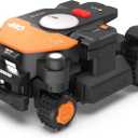 Worx Landroid Vision Cloud 4WD Robot Lawn Mower, No Perimeter Wire Robot Mower for 1 Acre, AI Obstacle Avoidance + RTK Cloud Navigation, 84% Slope, Auto Mapping, App Control, Cut-to-Zero, WR344