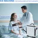 ICYTHRP Cold Therapy Machine with Programmable Timer, Portable Ice Machine for Shoulder After Surgery, Shoulder Replacement Recovery System, Cryotherapy Pain Relief with Compression Pad