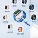 for Apple Watch Charger Fast Charging,3 in 1 Multi Chargers Cable with 20W USB C Charger, iWatch Charger Cord 3FT for iWatch Series Ultra2/SE/10/9/8/7/6/5/4/3/iPhone 15 16 Pro Max/14/13/12/11 -White