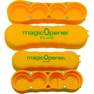 Arthritis Bottle Opener - magic Opener COMBO | Water Bottle Opener | Twist-off - Plastic Bottles | Easily open over 16 different plastic cap sizes | Arthritis Help | Arthritis Aids |Pull Tab Soup Cans