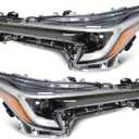 Headlight Assembly Driver Passenger Compatible with 2023 2024 Corolla SE/XLE/XSE/Hybrid XLE/Hybrid SE 2023 Corolla Hybrid XSE 81150-02U60 81110-02T70 (Left&Right)