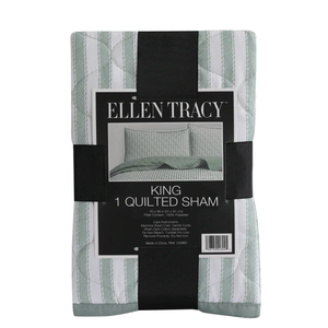 Ellen Tracy King 1 Quilted Sham 20x36 100%Polyester