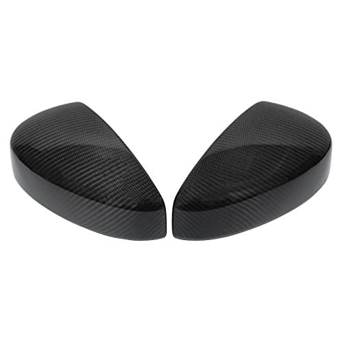 NewYall Left and Right Carbon Fiber Side Rearview Door Mirror Cover Cap for INFINITI G35 2003-2007