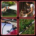 Best 150 ft Metal Garden Hose Set - No-Kink Durable 316 Stainless Steel, 10-Way Zync Spray Nozzle & Hook  Tough Flexible Heavy Duty Water Hoses, Naval Brass, Rust, Weather, LeakProof