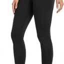 Holipick Women's Swim Pants UPF 50+ Swim Leggings High Waisted Long Swimming Pants (Black, XXXL)