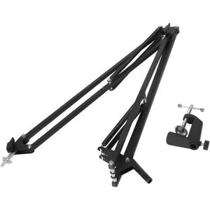 Kit de microscopio M6 Soporte universal de apertura de instalacin Soporte de mesa de pluma ajustable Soporte de cmara web Cantilever para microscopio de video, adaptadores de lente de microscopio