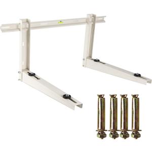 WeCooper Heavy Duty Mini Split Wall Mounting Bracket,Outdoor Air Conditioner Mount Condenser Bracket for 9000-36000BTU Universal Ductless Heat Pump,Compressors & HVAC Systems