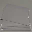 SUNEE 25 Pack Hanging File Folders, Gray Folders, Hanging File Folders Letter Size with 1/5-cut Tabs, Stay Organized for Your Home and Office Bulk File and Documents