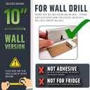 HMmagnets Premium 10 Inch Stainless Steel Magnetic Knife Holder For Wall - Professional Magnetic Knife Strip - Space-Saving Knife Rack/Knife Bar With Powerful Magnetic Pull Force (Upgraded Version)